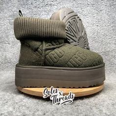 Item: Ugg Classic Mini Platform Felted Boot Women Forest Night Style Code: 1144047 Condition: 100% Authentic. Brand New Never Worn. No Box Size: 7 Women's Color: Forest Night Green Seller Notes: -100% Trusted Seller. Your Satisfaction Is Very Important To Me! -Orders Before 8am Pst Will Ship Out Same Day; Orders After 8am Pst Will Ship Out Next Business Day, Guaranteed!(Special Requests Available, Please Ask!) -Shipping From California -Bundles Available!!! -All Sales Are Considered Final. Unles Forest Night Ugg, Ugg Classic Mini Platform, Felt Boots, Forest Night, Ugg Classic Mini, Night Style, Ugg Classic, Fashion Night, Classic Mini