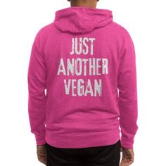 Just Another Vegan Funny Sarcastic Men's T-Shirt | PleiWell Showroom Zip Up, Zip Ups