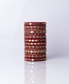 Elegant Festive Bangle For Diwali, Elegant Zari Work Bangle For Festive Occasions, Bohemian Bangle For Wedding And Festive Occasions, Elegant Festive Bangle With Zari Work, Bohemian Wedding Bangle For Festive Occasions, Festive Bridal Sets With Mirror Work, Kundan Bracelets With Motifs For Wedding, Elegant Zari Work Bracelet As Gift, Bohemian Bangle For Puja Festivals