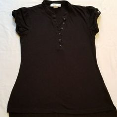 "Self Steem" Black Blouse. 100% Cotton. Never Worn. Smoke And Pet Free Home. Fitted Black T-shirt For Work, Casual Fitted Black Blouse, Black Fitted Cotton Blouse, Black Fitted Classic Top, Black Blouse, Self Esteem, Top Blouse, Blouses, Womens Tops