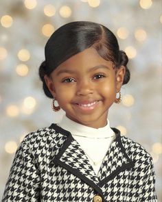 Cute Natural Hairstyles For Picture Day, Picture Day Black Kids, Kid Picture Day Hairstyles, Preteen Hairstyles Black Hair Natural Hair, Toddler Silk Press Natural Hair, Hair Styles Kids Black, Black Kid Hair Styles, Kids Silk Press Natural Hairstyles, Kids Bun Hairstyles