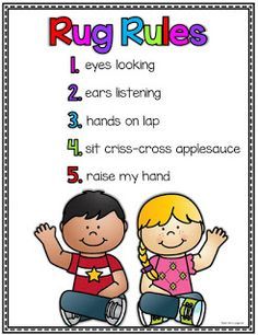 rules for kids to use in the classroom