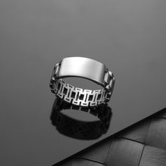 925 Sterling Silver Customizable Ring A great piece to add to every outfit! Stylish men's rings that you can combine with your clothes with the elegance of İpek Silver! *Personalize this piece with your own meaningful message. Personal, timeless pieces you'll never want to take off; Designed to keep your emotions close. (image, date, name) Your custom solid sterling silver ring will be made on your order, customize this  and your logo on this collection! A beautiful symbol that will fit your han Classic Silver Engraved Stainless Steel Ring, Classic Silver Stainless Steel Engraved Ring, Silver Stainless Steel Signet Ring For Promise, Silver Stainless Steel Signet Promise Ring, Silver Rings For Father's Day, Father's Day Silver Engraved Ring, Silver Engraved Rings For Father's Day, Classic Engraved Bands, Father's Day Engraved Silver Rings