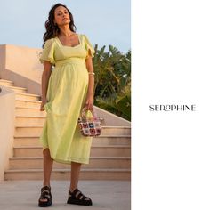 Seraphine's cotton broderie maternity and nursing dress not only looks beautiful but includes handy features for on-the-go nursing. Maia Cotton, Maternity Nursing Dress, Nursing Dress, Maternity Nursing, Nursing