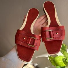 Gucci Sandals Size 8.5 Great Condition Gucci Sandals, Shoes Gucci, Gucci Shoes, Conditioner, Gucci, Sandals, Red, Women Shopping, Color