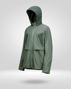 Adaptive Hooded Cyclist Jacket - Conquer Every Clime Nylon Hiking Outerwear With Reflective Details, Outdoor Hooded Jacket With Reflective Details, Hiking Nylon Raincoat With Double-lined Hood, Nylon Moisture-wicking Hooded Jacket For Outdoor, Hiking Nylon Windbreaker With Double-lined Hood, Windproof Jacket, Waterproof Jacket, Zipper Jacket, Invisible Zipper