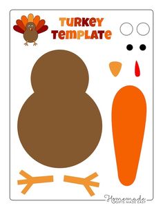 Thanksgiving Diy Decoration, Hanging Turkey Craft For Kids, Turkey Plates Craft, Make Your Own Turkey Craft, Big Turkey Craft, Turkey Craft With Kids Face, Making A Turkey Craft, Turkey Out Of Construction Paper, Coffee Filter Turkey Preschool