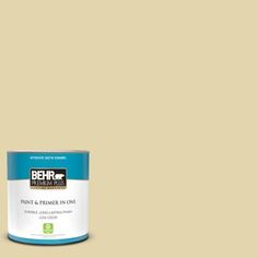 the behr paint is light beige and has a white base