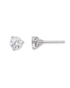 Certified Diamond Stud Earrings in 18K White Gold, 0.50 ct. t.w. - Exclusive Diamond Stud Earrings, Diamond Stud, Diamond Earrings Studs, Diamond Studs, Jewelry Accessories, 50 %, Buy Online, In Store, White Gold