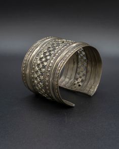 A beautiful relic from the past, this vintage silver cuff is crafted with passion by skilled artisans from the Turkman tribe, each design element tells a unique story waiting to be unraveled. This item will ship directly from Bali via DHL delivery. Please allow up to 15 business days to arrive. Silver Cuff, Design Element, Healing Stones, Vintage Silver, Handcrafted Jewelry, Bali, The Past, Cuff, Stone