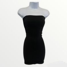 Brand New With Tags!! From Nordstrom Bb Body Beautiful Black Strapless Tube Dress Shape-Wear Size L/Xl Strapless Tube Top Style Shape Wear Can Be Used With Your Normal Bra Straps As Well. It Does Have The Bra Strap Loops On The Garment 92% Nylon 8% Spandex #731 B3 Strapless Mini Dress With Built-in Bra For Club, Stretch Tube Top With Built-in Bra For Evening, Strapless Club Dress With Built-in Bra, Strapless Bodycon Dress With Built-in Bra For Night Out, Black Bodycon Mini Dress With Built-in Bra, Elegant Club Tube Top With Built-in Bra, Black Tube Top With Built-in Bra For Party, Elegant Stretch Backless Tube Top, Strapless Bodycon Dress With Built-in Bra