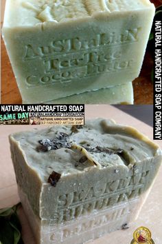 2 Green Pin Soap Explore Green's Organic Handmade Soaps  board Sea Kelp - Australian tea tree  Handmade Soap·These handmade soaps are green or predominantly green in color from Natural handcrafted Soap  #handmade #soaps #green #natural #seakelp #Australian #tea Tree #Facial #Body #hands #Google #naturalhandcraftedsoap Australian Tea Tree, Acne Soap, Organic Lotion, Tree Handmade, Skin Care Benefits, Sea Kelp, Soap Handmade, Skin Care Cream, Organic Soap