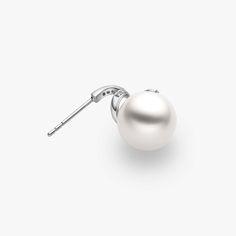 Material: 18K white gold, South Sea pearl, and diamond South Sea saltwater cultured pearl Size of pearl: around 10.0-11.0mm each, 2pcs Weight of Diamonds: 38 diamonds approx. 0.184 carats Handpicked of every pearl, only the top 1% of pearls are selected Handcrafted Sold as a pair Lifetime warranty Discount codes are not available for this product. Luxury White Diamond Pearl Earrings, Luxury White Gold Pearl Earrings, Luxury White Gold Pearl Earrings For Evening, Akoya Pearl Earrings For Evening, Timeless White Gold Akoya Pearl Earrings, Elegant White Gold Akoya Pearl Earrings, Luxury Pearl White Pearl Earrings, Timeless White Gold Pearl Earrings For Anniversary, Pearl White Akoya Pearl Earrings For Evening