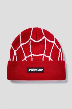 Marvel x Team Liquid Adult Beanie. Condition is "New" with tags. Shipped with USPS First Class. Spider Net, Cool Beanies, Spiderman Gifts, Team Liquid, Marvel Coloring, Jacquard Design, Marvel X, Jacquard Knit, Cute Hats