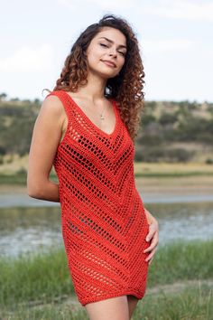 This light and comfortable v-neck beach coverup dress is hand-crochet by my and available in different colors and sizes:rusty orange, pink and beige If you want this dress in different size or color, or adjusted to your individual measurements please contact me for custom order. Orange V-neck Summer Beach Dress, Spring V-neck Crochet Beach Dress, Bohemian V-neck Crochet Lace Dress, Summer V-neck Crochet Dress, Summer V-neck Dress With Crochet Lace, V-neck Crochet Lace Dress For Beach Cover-up, Bohemian Crochet V-neck Dress For Vacation, V-neck Crochet Dress For Beach Season, V-neck Crochet Dress For Beach Vacation