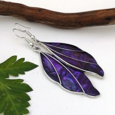 Bohemian Nickel-free Leaf-shaped Earrings, Multicolor Leaf-shaped Earrings For Gift, Multicolor Leaf Shaped Earrings Gift, Multicolor Leaf Earrings For Gift, Multicolor Leaf Earrings Gift, Bohemian Leaf-shaped Pierced Earrings, Clothes Collage, Iridescent Earrings, Goddess Earrings