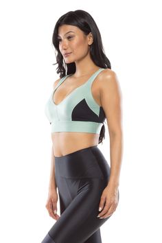 Mint Starlight Sports Bra - Hellokini Body Firming, Free Fabric, Stretchy Material, The Park, Running Errands, Fabric Care, Workout Clothes, Outfit Of The Day, Soft Fabrics