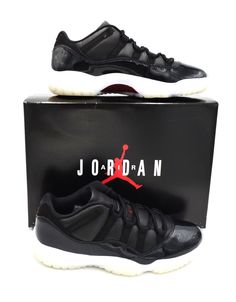 THIS AUCTION IS FOR: BRAND NEW IN THE BOX 100% AUTHENTIC. AIR JORDAN 11 RETRO LOW SHOES  MEN'S SIZE: 12 COLOR: BLACK/GYM RED-WHITE-SAIL   ~ PLEASE ASK ANY QUESTIONS & SEE MY OTHER ITEMS ~ THANKS FOR LOOKING!!! Leather Air Jordan 4 With Rubber Sole For Streetwear, Jordan Lace-up Shoes With Cushioned Footbed, Air Jordan 4 With Air Max Cushioning For Streetwear, Air Jordan 4 With Boost Midsole For Streetwear, Low-top Synthetic Jordan Sports Shoes, Low-top Synthetic Jordan Shoes For Sports, Sporty Jordan Shoes With Air Cushioning For Streetwear, Air Jordan 4 Sports Sneakers With Rubber Sole, Air Jordan 4 Sports Shoes With Rubber Sole