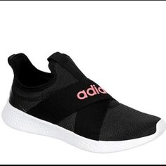 Brand New With Tags/ In Box Adidas Womens Puremotion Adapt Sneaker - Black 100% Authentic Limited Edition Mesh And Synthetic Upper Slip-On Entry Elastic Crisscross Design Cushioned Insole Lightweight Rubber Outsole Adidas Star Wars, Adidas Sleek, Adidas Star, Adidas Nmd R2, Adidas White Sneakers, Boost Shoes, Adidas Pure Boost, Adidas Sneakers Women, Adidas Womens