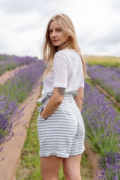 High waist shorts Breathable linen short Striped beach | Etsy Striped Linen Shorts For Summer, Striped Linen Summer Shorts, Striped Linen Bottoms Relaxed Fit, Striped Relaxed Fit Linen Bottoms, Striped Linen Bottoms For Summer, Striped Linen Summer Bottoms, Striped Linen Shorts For Spring, Spring Striped Linen Shorts, Striped Linen Short Bottoms