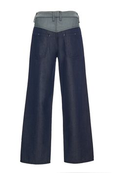 Colovos x Woolmark Curve Seam Denim Look Pant