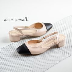 "Beautiful sling-back block heels, classic model in beige & black. The insole made of a soft calfskin ensures comfort of use. Love at first look.... Whatever your style, we can guarantee that pumps will suit your look and add a final touch of polish. The sling-back pumps look just as good with casual jeans, dress or skirt. Available in combo: * beige leather with black suede toe * beige leather with black leather toe Would you like other colors, please let me know... Heel height 3.5 cm = 1.4 \" Sizes UK, EU, US   and feet dimensions in centimeters and inches 3 UK / 36 EU / 5 US insoles length 23.5 cm = 9.2 inches 4 UK / 37 EU/ 6 US insoles length 24 cm = 9.4 inches 5 UK / 38 EU / 7 US insoles length 24.5 cm = 9.7 inches 6 UK/ 39 EU/ 8 US insoles length 25.5 cm = 10 inches 7 UK / 40 EU / 9 Beige Slingback Pumps With Contrasting Heel For Work, Beige Slingback Pumps With Contrasting Heel And Pointed Toe, Beige Pointed Toe Slingback Pumps With Contrasting Heel, Beige Slingback Heels With Contrasting Heel Counter, Beige Block Heel Slingback Pumps For Work, Cream Leather Slingback Pumps With Block Heel, Beige Closed Toe Slingback Pumps For Work, Beige Slingback Sandals With Block Heel For Work, Beige Block Heel Slingback Sandals For Work