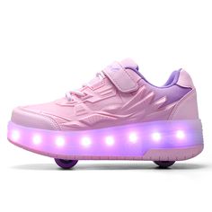 Boys Girls Kids Roller Skates Light Up Shoes USB Charge LED Wheeled Skate Sneakers Sports Skating Shoes for Beginners
 



About Two-wheeled Instructions for use:

If you want to use these shoes as roller skates, please press the safety button（behind shoes ） and the rear wheel will pop up!

If you want to use these shoes as casual shoes:
1. Use the small wrench to insert the wheel gap and gently lift the front wheel, then use the small soft plug to fill the wheel pits
2. Hold down the button and Wheel Shoes, Girls Roller Skates, Kids Roller Skates, Skating Shoes, Roller Skate Shoes, Turn It Off, Roller Shoes, Skate Sneakers