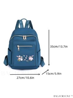 BagForLove - Versatile Embroidered School Backpack for Students in College, High School, and Outdoors Product Description Color White Strap Type Adjustable Details Embroidery Composition 50% Viscose Pattern Type Floral Bag Size Medium Material Polyamide Closure Type Zipper Type Classic Backpack Style Fashionable Size Chart INCH CM Handle Height Strap Length Bag Height Bag Width Bag Length 2.4 inch 43.3 inch 13.8 inch 5.9 inch 10.6 inch Handle Height Strap Length Bag Height Bag Width Bag Length 6 Plant Bags, Embroidered Backpack, Backpack Style, Floral Bags, School Backpack, Classic Backpack, School College, Save The Planet, Bird In Bag