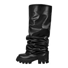 Women Green Round Toe Fold Over Boots Webs Fashion Handmade Female Mid-Calf Boots Boot Type: Motorcycle boots Shaft Material: PU Outsole Material: RUBBER Upper Material: PU Origin: Mainland China Season: Spring/Autumn Insole Material: PU Heel Type: Strange Style Lining Material: LYCRA Boot Height: Knee-High Item Type: BOOTS Fashion Element: Sewing Department Name: ADULT Toe Shape: Pointed toe Heel Height: High (5cm-8cm) With Platforms: No Style: Concise is_handmade: Yes Pattern Type: Solid Model Number: 1005005763967357 Fit: Fits true to size, take your normal size Closure Type: SLIP-ON Heel Height: 6.5-7 CM Platfrom: 4-4.5 cm Important Note（size) 1.Please noted size will have 1-5mm error as handmade.onlymaker shoes are all handmade2.If your foot fat or wide,please choose one size bigger t Metallic Knee High Boots, Platform Knee High Boots, Fold Over Boots, Heel Stretch, Slouch Boots, Dance Club, Slouched Boots, Pu Heels, Pointed Toe Heels