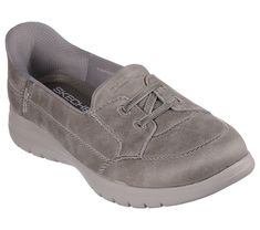 Step into convenient low profile comfort wearing Skechers Hands Free Slip-ins On-the-GO Flex - Source. Designed with our exclusive Heel Pillow , this casual slip-on features a vegan leather upper with vamp detail, a Skechers Air-Cooled Memory Foam insole, and lightweight ULTRA GO cushioning. | Skechers Women's Slip-ins: On-the-GO Flex Shoes | Wide Width | Skechers Hands Free Slip-ins for an easy fit | Exclusive Heel Pillow holds your foot securely in place | Lightweight, responsive ULTRA GO cush Shoe Technology, Skechers Memory Foam, Skechers Relaxed Fit, Wide Shoes, Skechers Women, Comfort Wear, Shopping Hacks, Hands Free, Low Profile