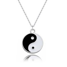 PRICES MAY VARY. Yin Yang Derive from Taoist Culture of China Means two sides of everything which can¡¯t be inseparable, Symbolizing You Two are Mean to be and Cannot be Separated .Two Puzzle Pendants Combined into a Yin Yang Pattern, Standing for Your Friendship and Love Keep Forever . Dainty Yin Yang matching necklace.They are good matching puzzle couples friendship relationship bracelets. As your unique friendship and love. The Yin and Yang pendants on the necklace fit together nicely, just l Sterling Silver White Jewelry For Best Friend Gift, White Sterling Silver Necklace For Best Friend Gift, Sterling Silver White Necklace For Best Friend Gift, Kpop Style White Jewelry For Friendship, Personalized White Necklace For Friendship, White Personalized Kpop Jewelry, Personalized White Kpop Jewelry, Personalized White Kpop Style Jewelry, White Personalized Kpop Style Jewelry