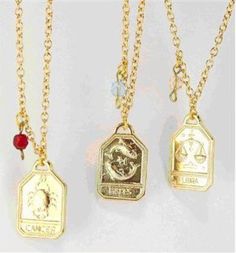 Nissa Jewelry Vintage Inspired Jewelry, As Seen On Tv, Zodiac Necklace, Zodiac Necklaces, Inspired Jewelry, Crystal Drop, Astrology Signs