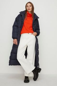 Zip Through Longline Puffer Coat Conscious Clothing, Oasis Fashion, Quick Delivery, Fashion Face, Puffer Coat, Cold Day, Long A Line, Oasis, Winter Outfits