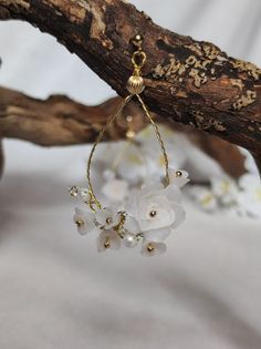 Earrings For Bride, Statement Earrings Gold, Bridal Statement Earrings, Elegance Wedding, Gold Statement Earrings, Back Jewelry, Boho Bridal, Earrings White, Boho Look