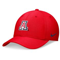 Match the Arizona Wildcats on game day with this 2024 On-Field Swoosh hat from Nike. It features a bold team logo on the front and wordmark across the back. The flex fit design provides a comfortable fit, perfect for repping the Arizona Wildcats anywhere. Arizona Wildcats, Nike Red, Curves Workout, Custom Embroidery, Wild Cats, Men's Nike, Team Logo, Game Day, Nike Men