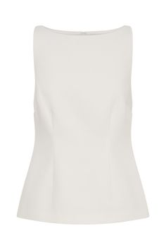 Timeless with a twistThe ANGELA Sleeveless Suiting Top is a sophisticated and versatile piece designed for a polished look. Featuring a boat neckline and contour seam lines, this top creates a flattering and elegant silhouette. The longline cut adds a modern touch, while the sleeveless design ensures comfort and ease of movement. An invisible zip with a hook and eye closure at the back provides a seamless finish. Perfect for both professional and casual settings, this suiting top is a stylish ad Resort Accessories, Capsule Wardrobe Basics, Maxi Dress Sale, Engagement Party Wedding, Black Tie Wedding, Beige Dresses, Invisible Zip, Wardrobe Basics, Boat Neckline