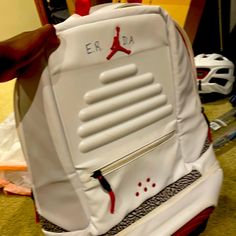 Red And White Very Good Jordan Backpack, Jordan Red, Kids Jordans, Red White, Red And White, Jordan, Kids Shop, Backpacks, Red