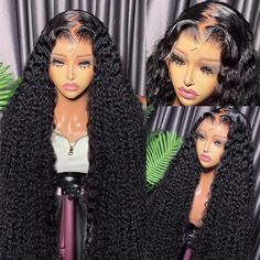 PRODUCT FEATURES Hair Material: Brazilian Human Hair, 10A Grade, No Really Shedding, No Tangle, No Bad Smell. Hair Color: Natural Black Color Wig Density: 150% /180%/200% Density Hair Length: 10 inch - 40 inch are available Wig Cap Size/ Circumference: 22.5 inches(54-58 cm) Straps: adjustable Texture: Deep Wave Hair, Natural Hairline, Soft, Comb Easily, Can Re-style and Color well. Pack: 1 Piece Deep Wave Hair 13*4 Glueless Lace Front Wig /1 Wig Cap SHIPPING & RETURNS& SERVICES Shipping: Your wi Wave Curls, Smell Hair, Waves Curls, Bad Smell, Deep Wave Hairstyles, Curly Human Hair Wig, Deep Curly, Bouncy Curls, Curly Wig