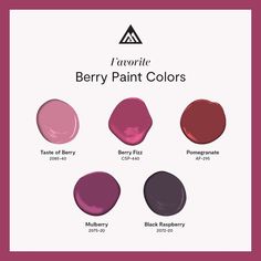 the berry paint colors are available in various shades and sizes, including pinks, purples