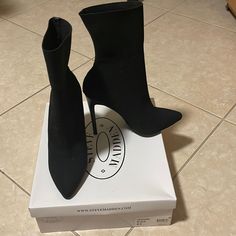 Nice And Comfortable. Only Wore For An Hour So Pretty Much Brand New. Bootie Heels, Pretty Much, Steve Madden Shoes, So Pretty, Bootie, Steve Madden, Bootie Boots, Ankle Boots, Women Shoes