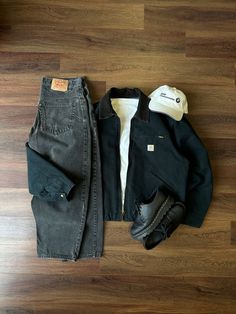 Sports Casual Men, Female Carhartt Outfit, Vintage Fits Men, Trendy Outfits Men, Carhartt Outfits, Carhartt Outfit, Rockstar Fashion, Cool Music, Hype Clothing