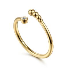 14K Yellow Gold Diamond Bujukan Bypass Open Ring Classic Wedding Band, Metal Shop, Anniversary Bands, Open Ring, Pendant Bracelet, White Rose Gold, Gold Platinum, Silver Roses, Silver Rose Gold