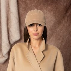 Camel wool baseball cap with embroidered logo. SKU: 23326-09524 Classic Wool Baseball Cap For Winter, Classic Beige Baseball Cap With Curved Brim, Casual Beige Baseball Cap For Winter, Classic Beige Baseball Cap, Classic Beige Six-panel Baseball Cap, Classic Brown Baseball Cap For Winter, Classic Brown Baseball Cap With Curved Visor, Classic Beige Visor Dad Hat, Classic Six-panel Baseball Cap For Fall