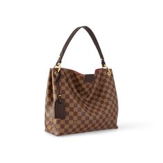 Graceful PM Damier Ebene - Women - Handbags | LOUIS VUITTON ® Louis Vuitton Graceful, Louie Vuitton, Louis Vuitton Alma Pm, Bag Louis Vuitton, Handbag Essentials, Stylish Tote Bag, Louis Vuitton Neverfull Mm, Louis Vuitton Keepall, Luxury Purses