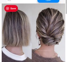 Short Medium Hair, Neck Length Hair, Updos For Short Hair, Sanggul Modern, Medium Length Updo, Short Hair Bun, Mother Of The Bride Hair, Chin Length Hair