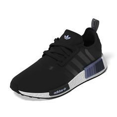 adidas Originals Nmd-R1 Womens Nmd R1, Blue Dawn, Adidas Originals Nmd R1, Adidas Originals Nmd, Adidas Originals Women, Nmd R1, Black Shoes Women, Adidas Nmd, Pull Tab