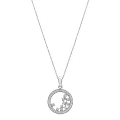 Diamond Scatter Circle Pendant Necklace In 14K Yellow Gold, 1/6 Carat Total Weight. Made of real gold, resistant to tarnish and water. At Goldmania we use Natural Diamonds only. Also available in 14K White Gold White Gold Jewelry With Polished Finish, White Gold Round Jewelry With Polished Finish, Polished White Gold Jewelry, Gold Platinum Necklace With Vvs Clarity, Fine Jewelry Sterling Silver Round Necklace, Sterling Silver Round Necklaces Fine Jewelry, Sterling Silver Round Necklace Fine Jewelry, Sterling Silver Round Fine Jewelry Necklaces, White Gold Pendant With 17 Jewels