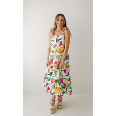 The Marie by Victoria Dunn Naomi Tropical Breeze Maxi Dress is the perfect addition to your summer wardrobe. With its playful print and charming ric rac detailing, this dress is sure to turn heads. Add a touch of fun to your vacation with this cute and fun dress! Fits true to size, Morgan is wearing a size small. She is 5'7, a size 6 and 34C Dry cleaning suggested Designer Maxi Dress, Fun Dress, Ric Rac, Home Dress, Dress Gift, Mink Pink, Fashion Story, 50 Fashion, Summer Wardrobe