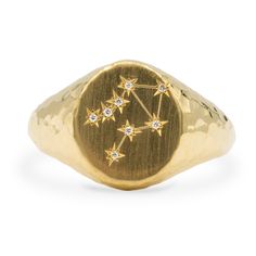 From our Celestial Collection, these Signet Rings are a perfect gift for yourself or for others in your life. We love it as a pinky ring, but wear however you wish! Size 4 ready to ship. For other sizes, please allow 3-4 weeks for fabrication at full price. Men Signet Ring Gold, Mens Gold Signet Rings, Men Signet Ring, Gem Engagement Rings, Money Jewelry, Pinky Signet Ring, Resize Ring, Signet Ring Men, Signet Rings