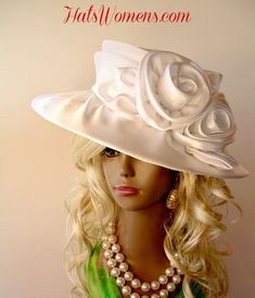 Glamorous Satin Designer Fashion Hat. Choose A Color To Match Your Wardrobe. Art Hats, Special Occasion Hats, Mother Of The Bride Hats, Royal Hats, Horse Races, Derby Horse, Satin Formal Dress, Bridal Fascinator, Occasion Hats